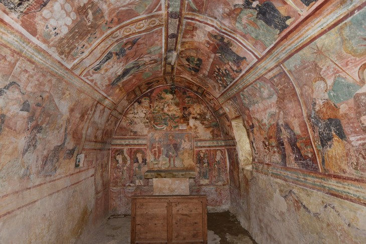 Crkva sv. Roka u Draguću sva je oslikana freskama (M. RIMANIĆ)